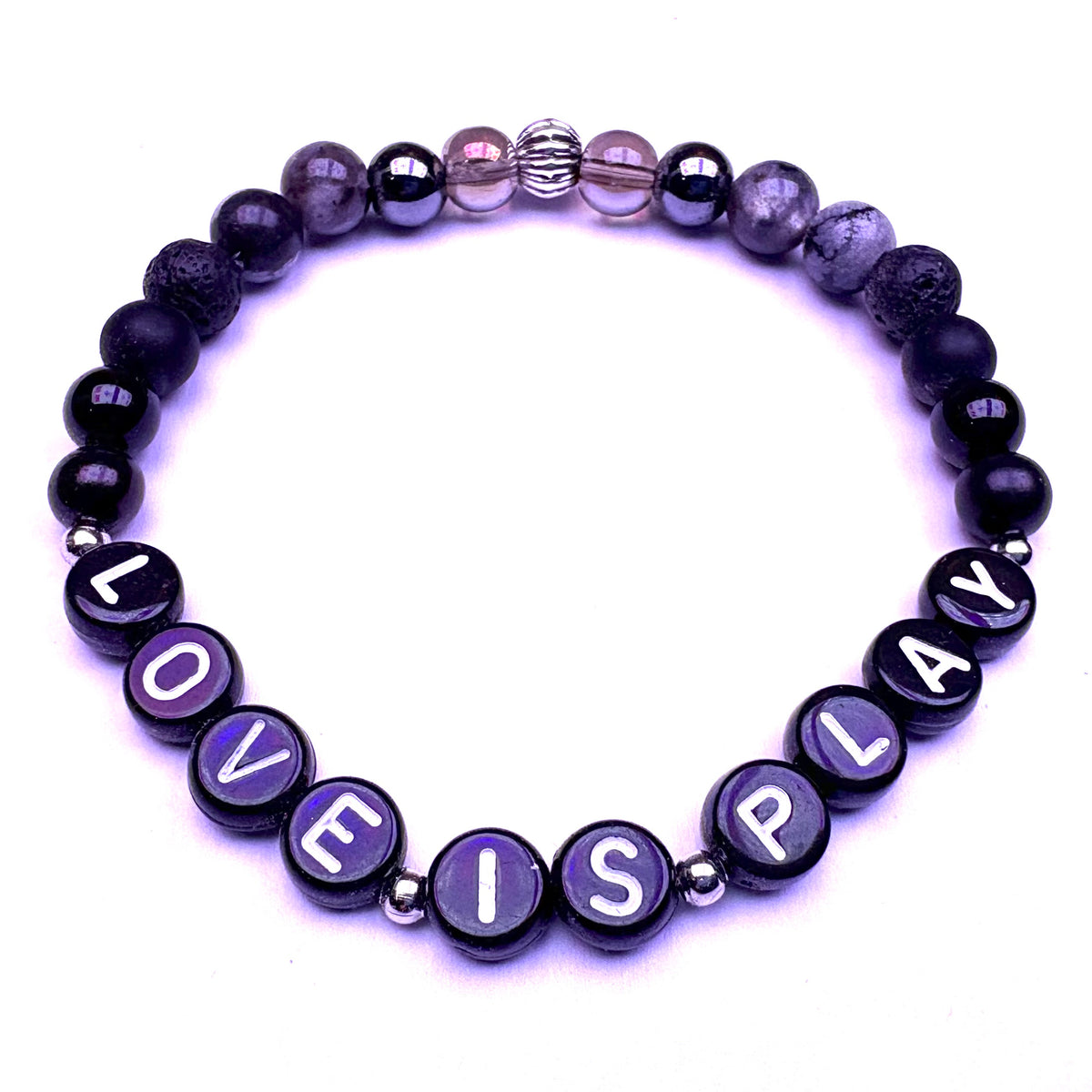 LOVE IS PLAY Mantra Bracelet