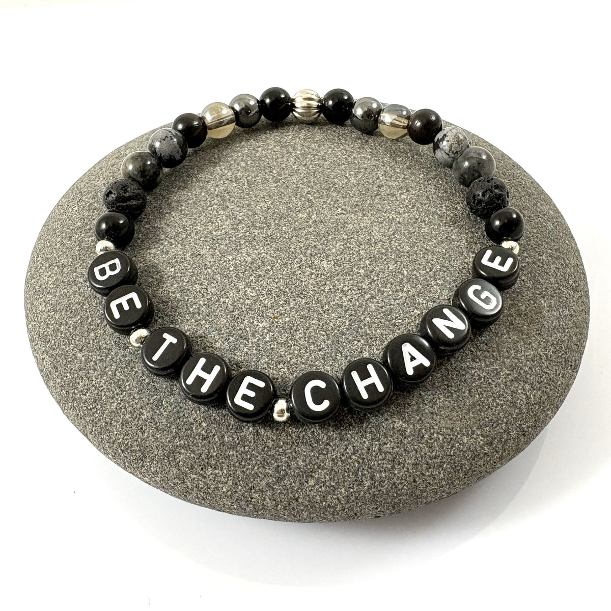 BE THE CHANGE Mantra Bracelet