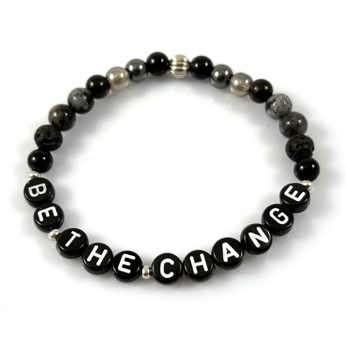 BE THE CHANGE Mantra Bracelet