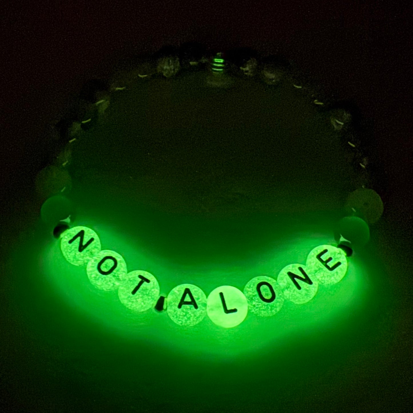 NOT ALONE Mantra Bracelet