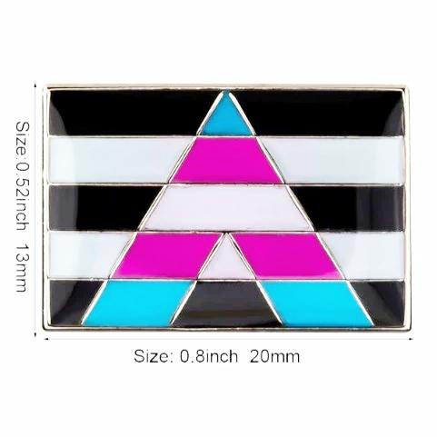 *Trans Ally Flag* Lapel Pin