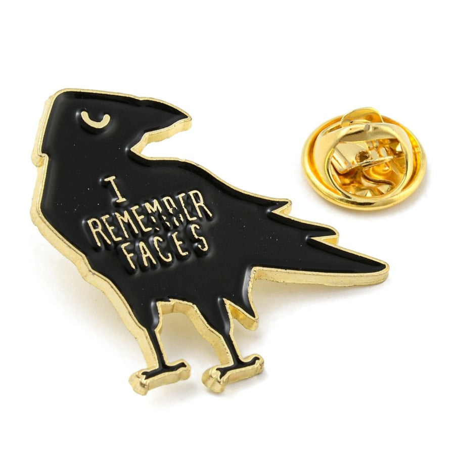 *I Remember Faces* Lapel Pin