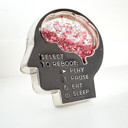 *Select To Reboot* Enamel Pin