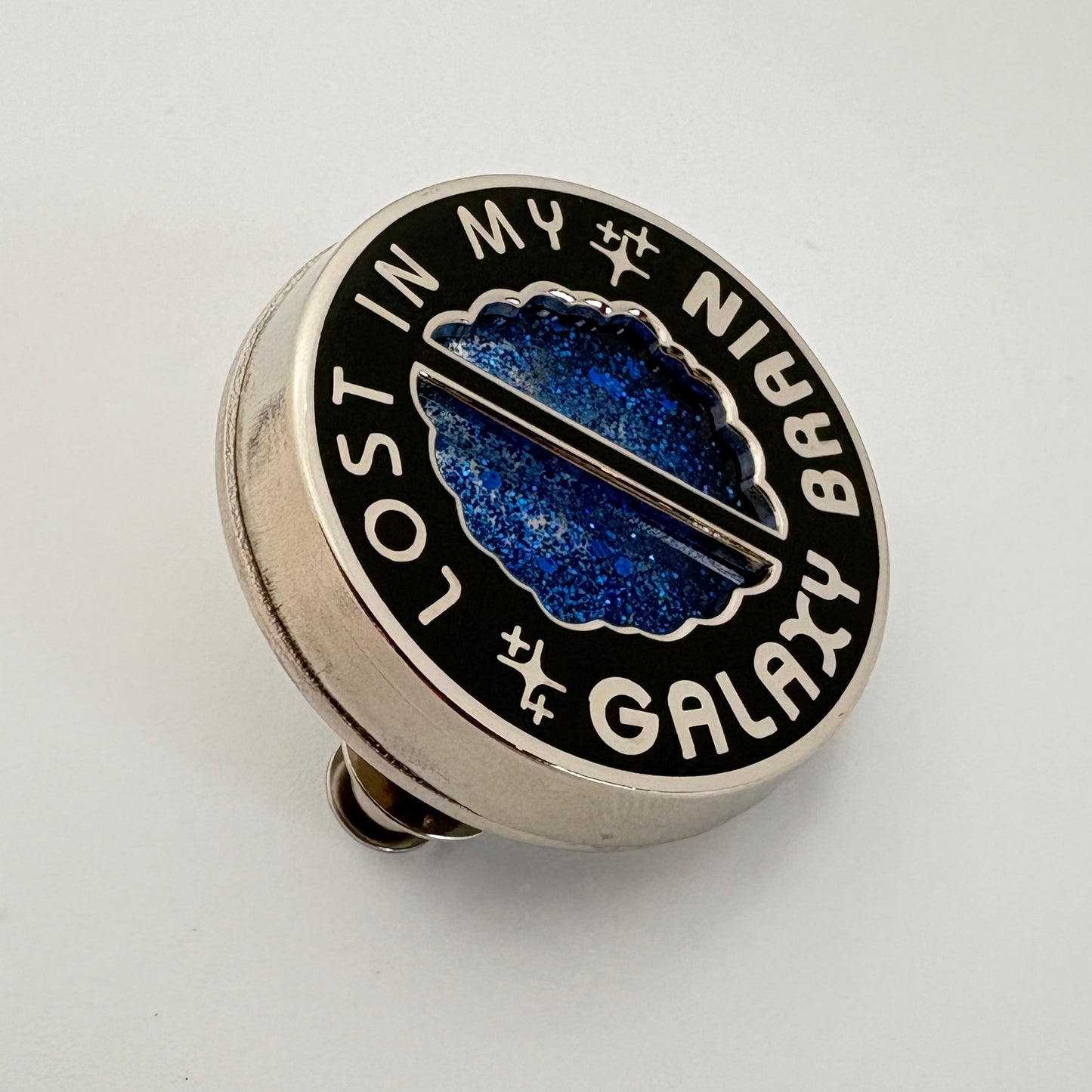 *Lost in My Galaxy Brain* Enamel Pin