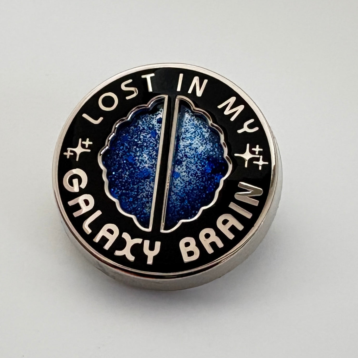 *Lost in My Galaxy Brain* Enamel Pin