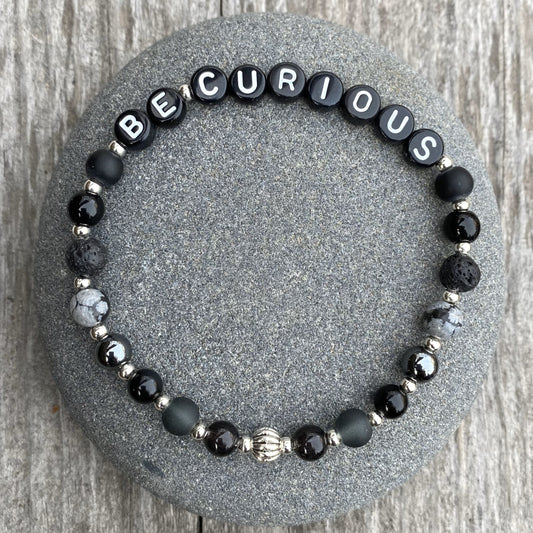 *Be Curious* Mantra Bracelet