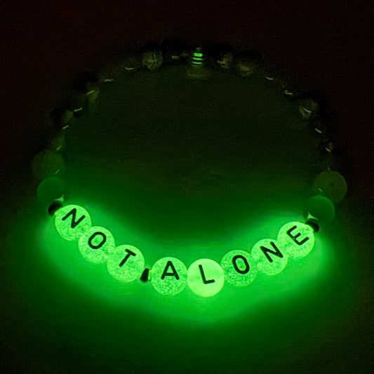 NOT ALONE Mantra Bracelet