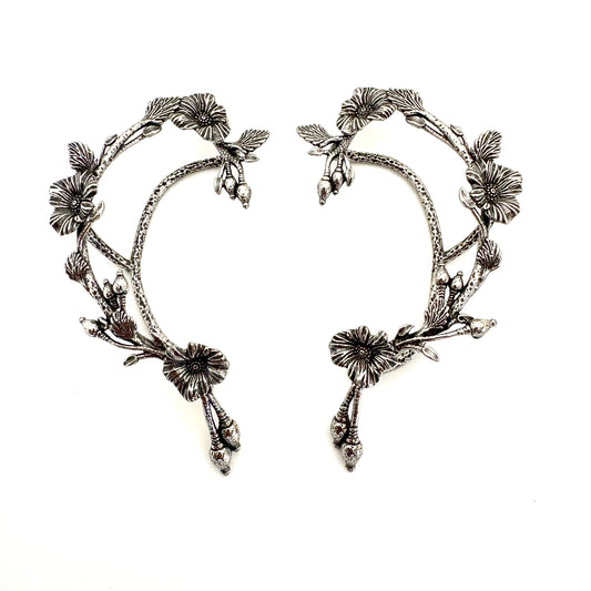 Floral Elf Ear Cuff