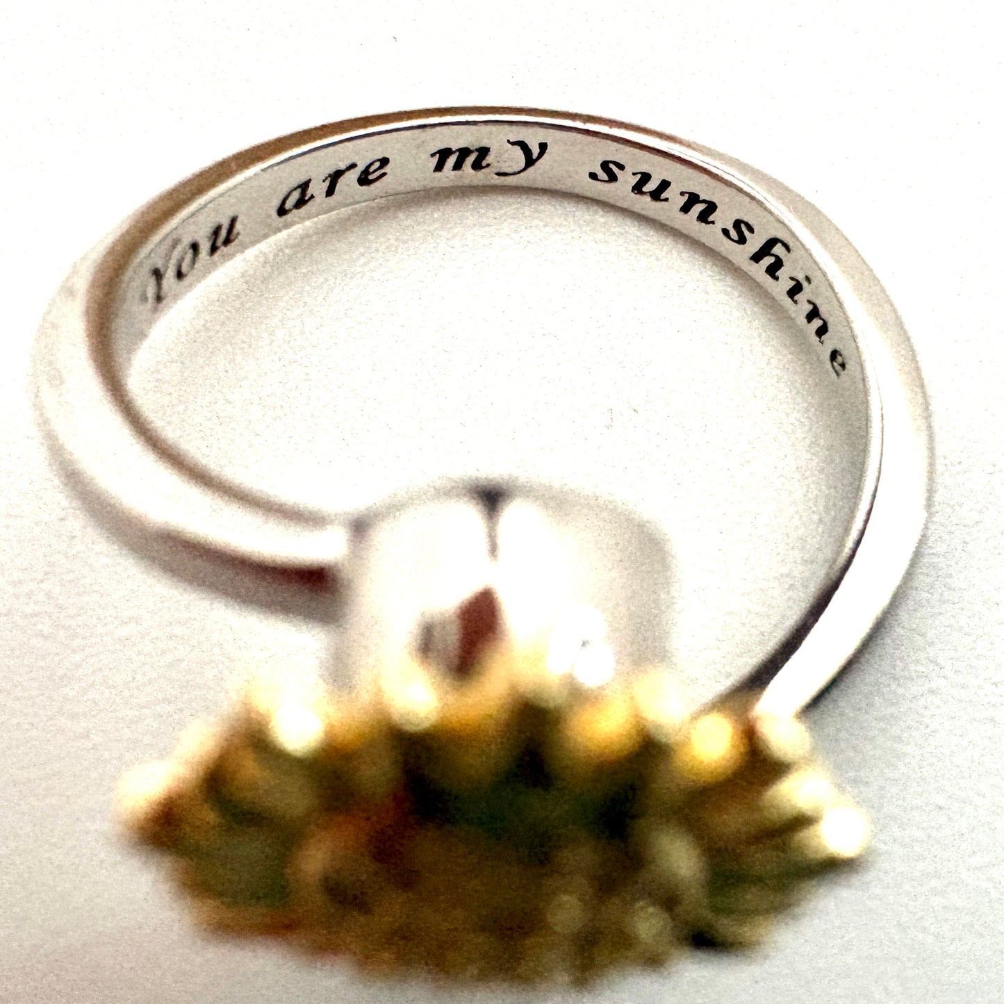 Sunflower Fidget Ring