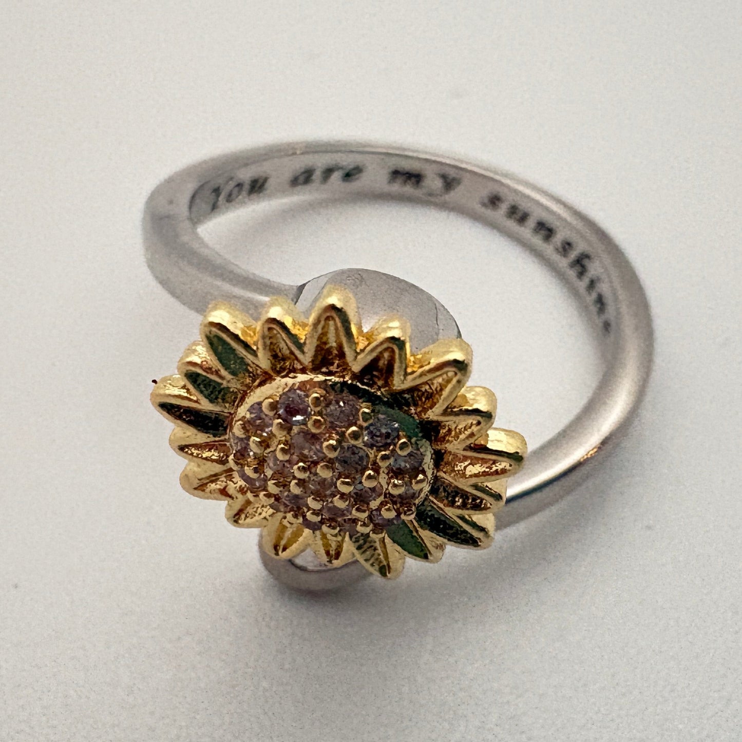 Sunflower Fidget Ring