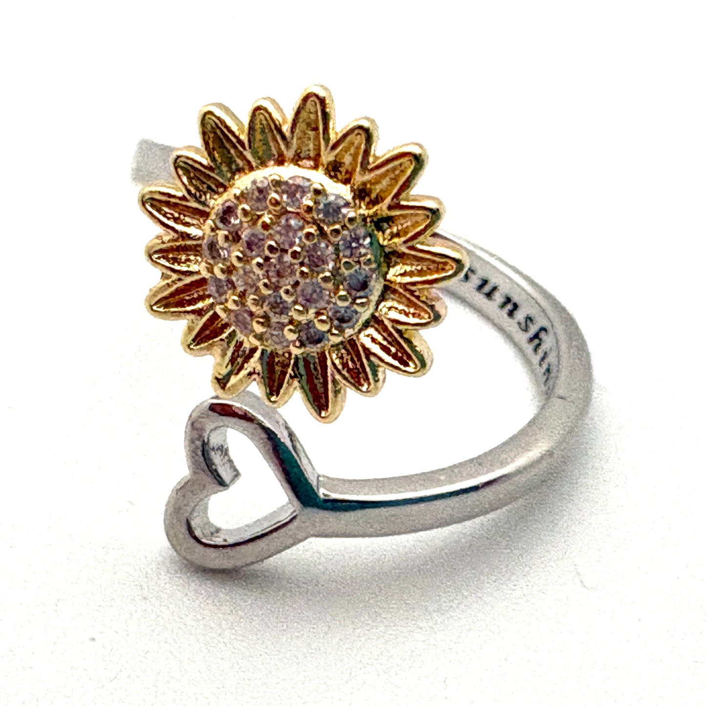 Sunflower Fidget Ring