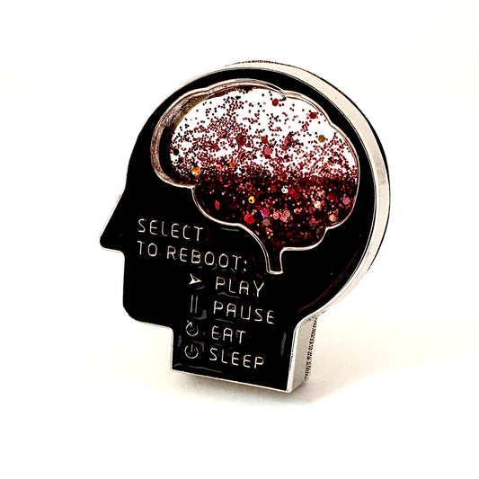 *Select To Reboot* Enamel Pin
