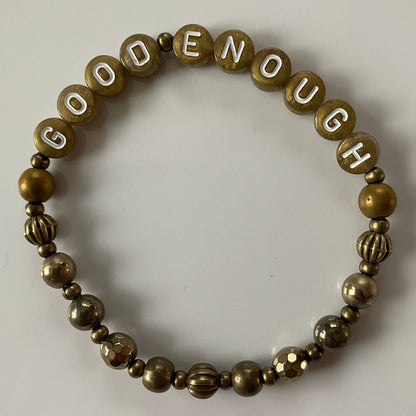 *Good Enough* Mantra Bracelet
