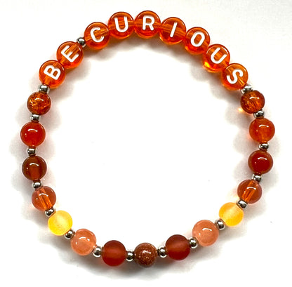 *Be Curious* Mantra Bracelet