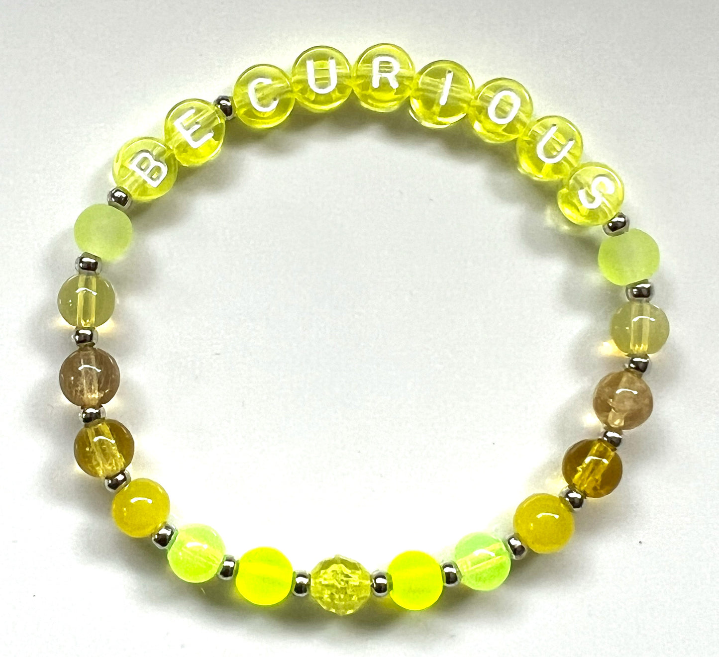 *Be Curious* Mantra Bracelet