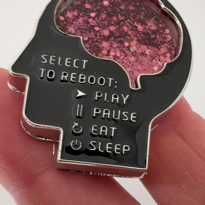 *Select To Reboot* Enamel Pin